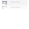York Steel Rectangle Dining Table with Supermatte Smart Top 160x90cm