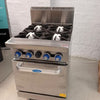 Cookrite AT80G4B-O 4 Burner Cooktop + Oven