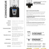 Three Blendtec Connisseur Blenders with 3 Wildside Jars