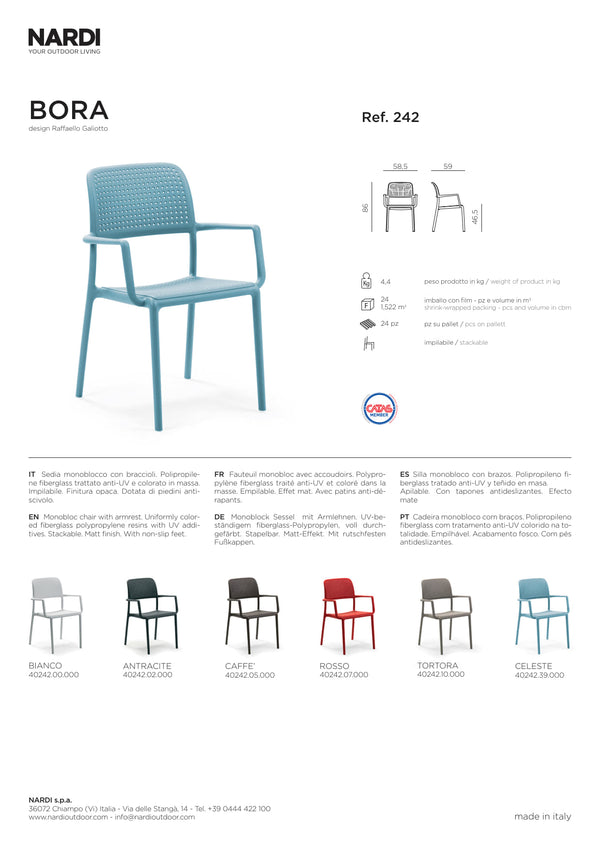 Nardi Bora Outdoor Resin Armchair