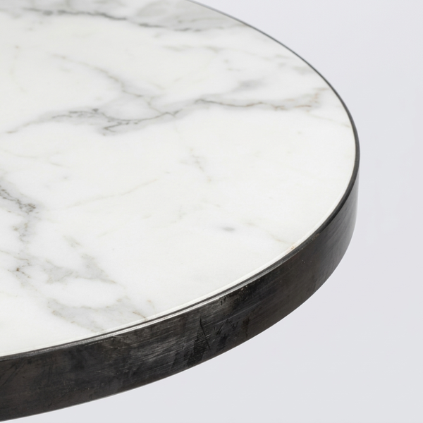 Round Table Top Complete Bar Table with Hairpin Legs