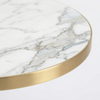 Round Table Top Complete Bar Table with Hairpin Legs