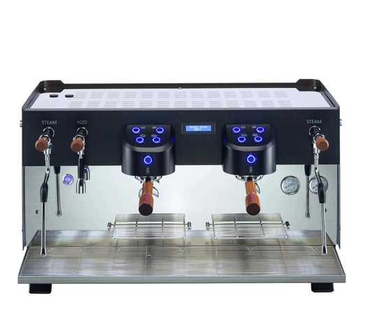 La Carimali Glow 2 Group & X010-OD Grinder Package in Black + Precision Accessories