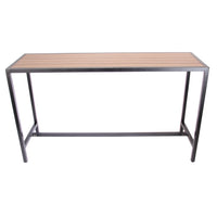Café Solutions Teak Top Bar Bench