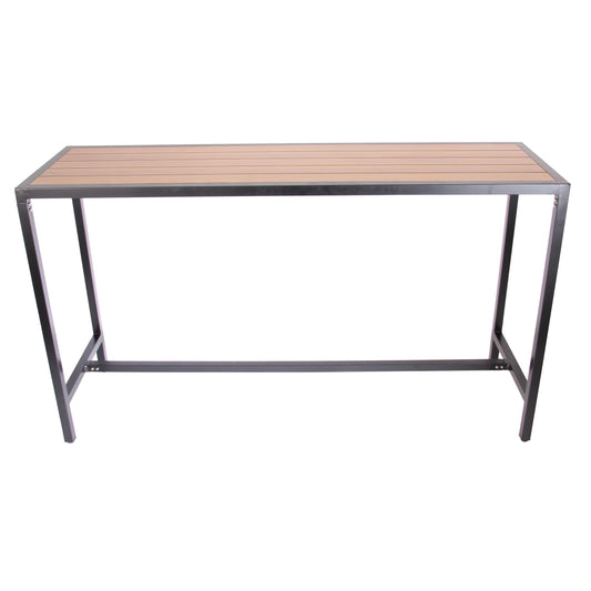 Café Solutions Teak Top Bar Bench