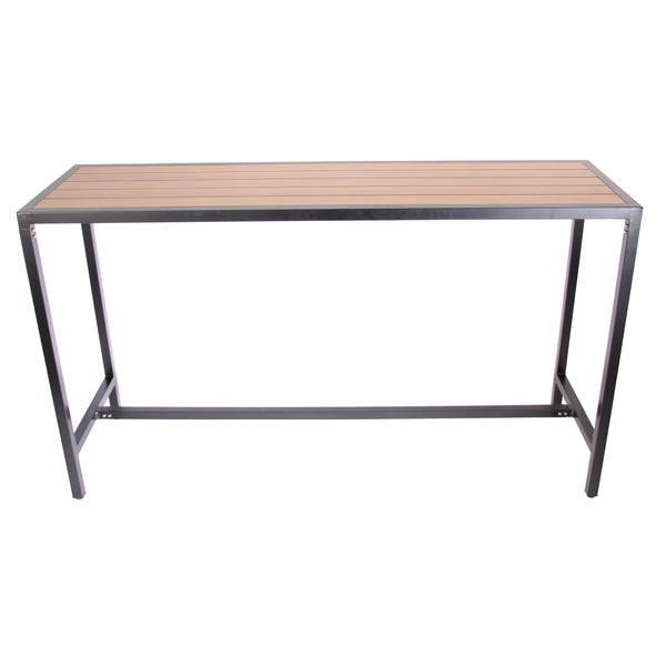 Café Solutions Teak Top Bar Bench