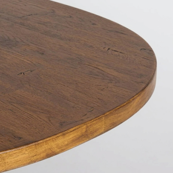 Round Table Top Complete Bar Table with Hairpin Legs