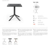 Nardi Clip X 70 Outdoor Resin Table