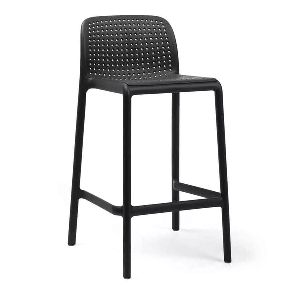 Nardi Lido Mini Outdoor Resin Bar Stool Seat Height 65cm