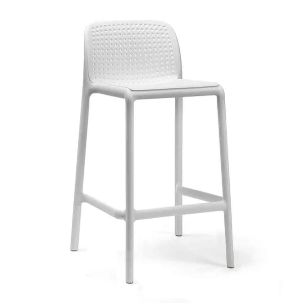 Nardi Lido Mini Outdoor Resin Bar Stool Seat Height 65cm