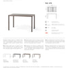 Nardi Cube 120x70 Outdoor Resin Table