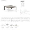Nardi Komodo Outdoor Resin Coffee Table