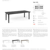 Nardi Libeccio Extendable Outdoor Resin Dining Table