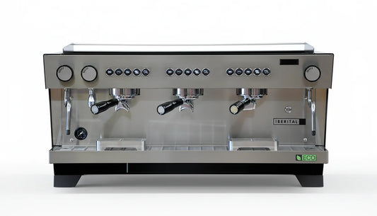 Iberital Referent 3 Group & Precision DK-75 Grinder Package in Black + Precision Accessories