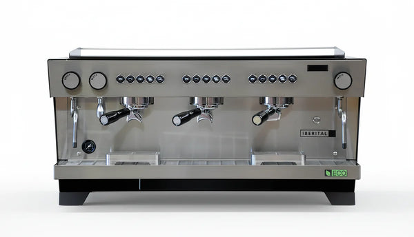 Iberital Referent 3 Group & Precision DK-75 Grinder Package in Black + Precision Accessories