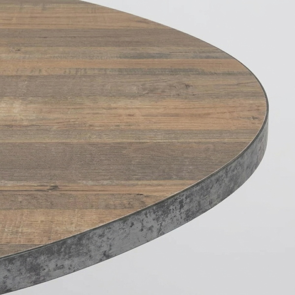Round Table Top Complete Bar Table with Hairpin Legs