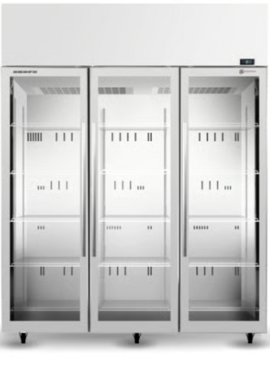 Skope TME1500-A ActiveCore 3 Glass Door Upright Fridge