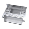 Simply Stainless SBM.CS.0950 - Stainless Steel Cocktail Station with Speed Rack