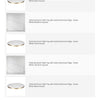 Gold Aluminium Edge Sintered White Stone Table with White Brass Cross Table Base