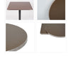 Tobacco Leather HPL Rose Gold Edge with Rose Gold Discus 450 Base