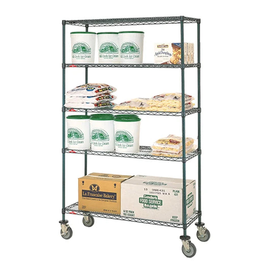 Metro Super Erecta NK3.M4T68.2442 - Mobile 4 Tier Wire Shelving