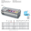 Tecfrigo Microgel 4 - Gelato Display Freezer