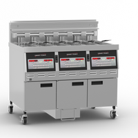 Henny Penny GVE 073FFF - Triple Well Open Fryer