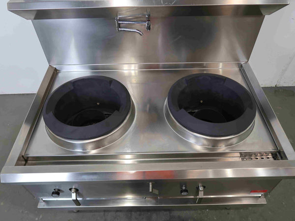 LUUS WX-2C Wok Table - 2 Hole (6)