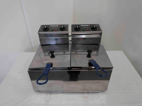 Roband F28 - Split Pan Benchtop Fryer (6)