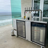 Kegs Off Tap KegMaster Super Deluxe Double Door Kegerator XL - Under Counter Keg Fridge