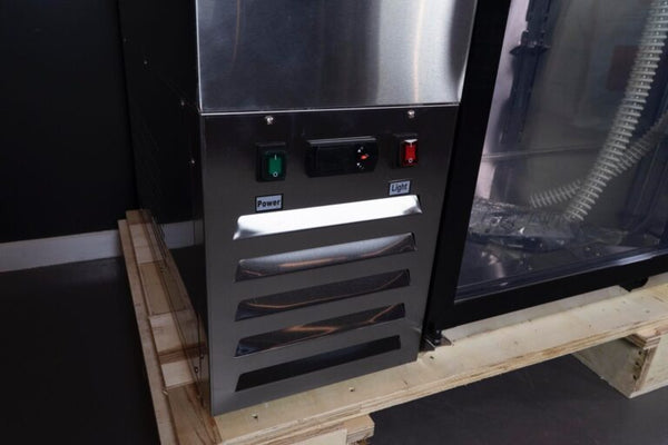 Kegs Off Tap KegMaster Super Deluxe Double Door Kegerator XL - Under Counter Keg Fridge