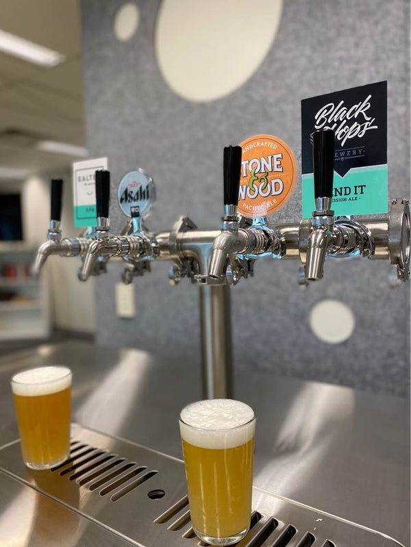 Kegs Off Tap KegMaster Super Deluxe Double Door Kegerator - Under Counter Keg Fridge