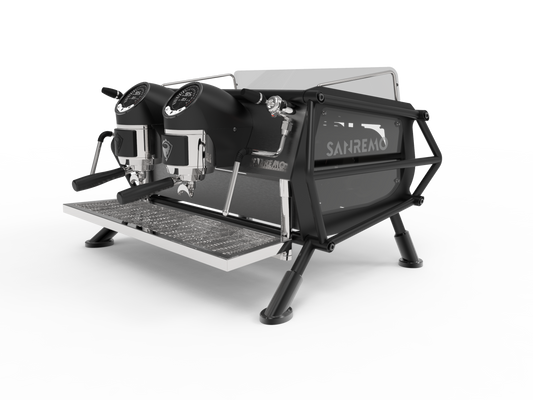 Sanremo Café Racer Naked Black - 2 Group Coffee Machine