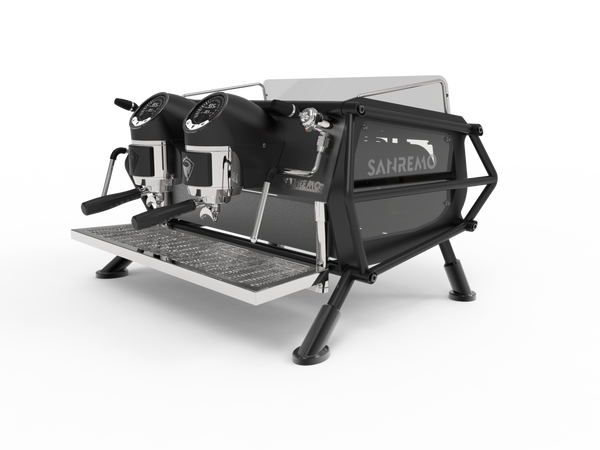 Sanremo Café Racer Naked Black - 2 Group Coffee Machine