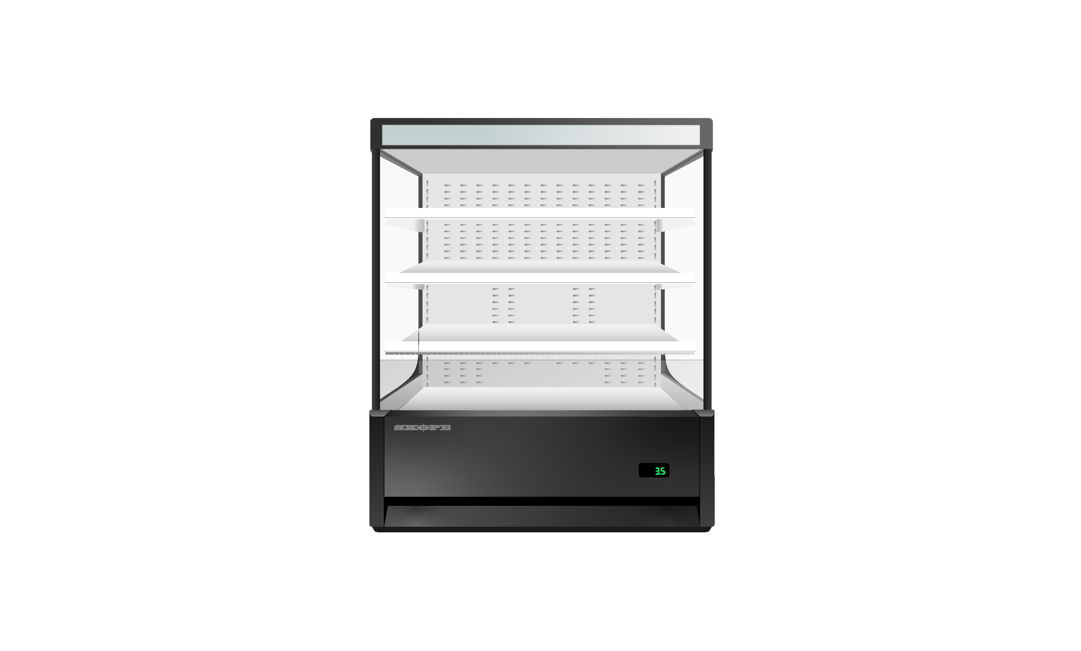 SKOPE Open Deck OD720N - Reach In Display Fridge