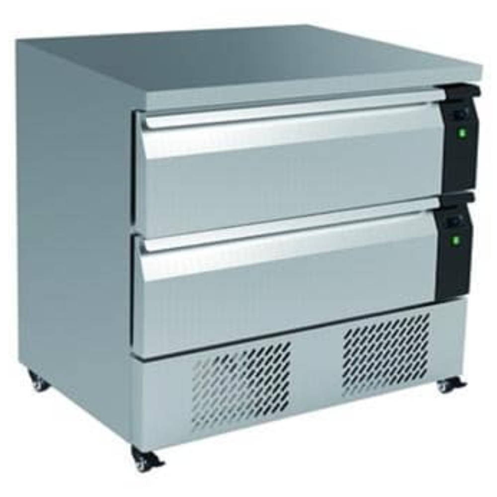 Thermocool THC-DFF22 905mm Two Drawer Fridge Freezer
