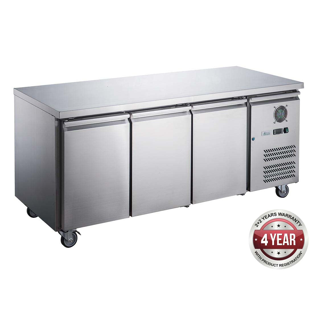 FED-X XUB6C18S3V - Underbench Fridge